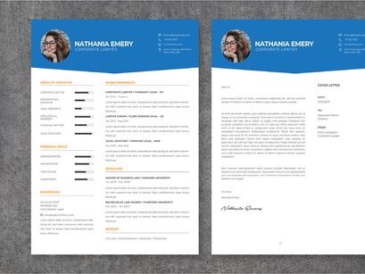 Professional CV Resume - Corporate Lawyer
