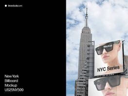 Times Square Rooftop Billboard Mockup, New York, US25NY599 preview picture
