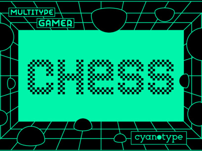 Chess | MultiType Gamer (One Free Font)