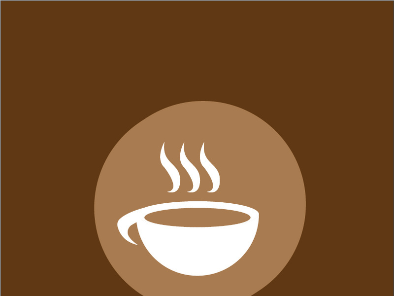 Creating a flat design coffee logo in Adobe Illustrator