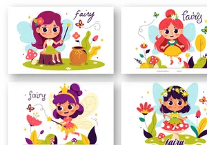 10 Beautiful Flying Fairy Illustration