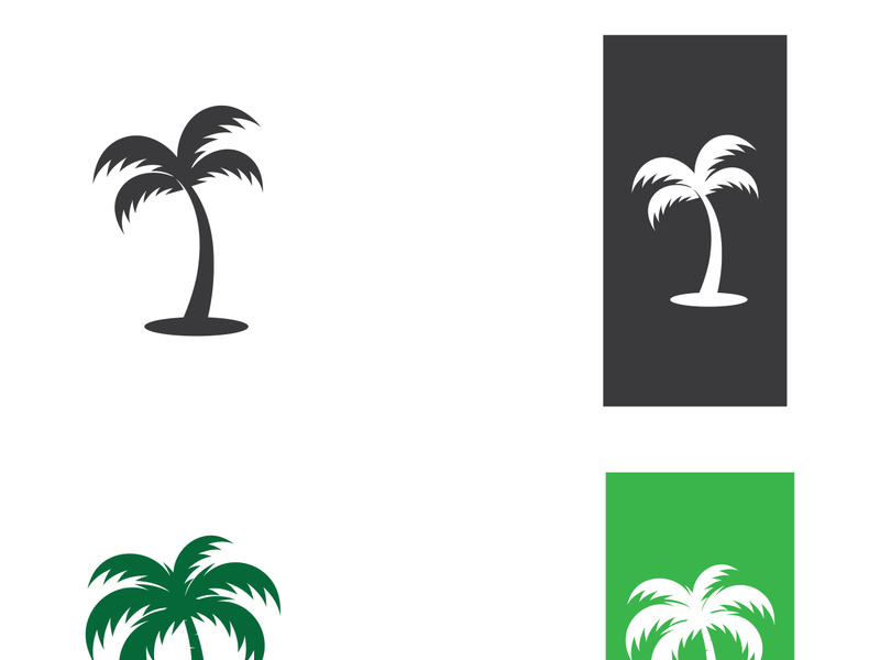 Unique and modern arabian palm tree logo design.