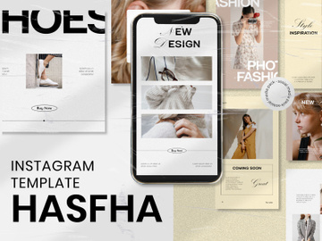 Hasfha Instagram Template preview picture