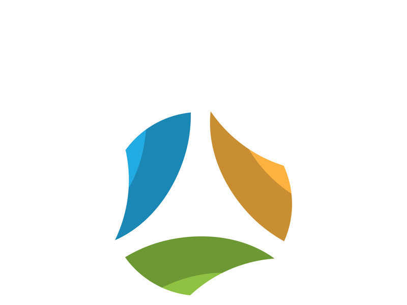 triangle logo vector design illustration template