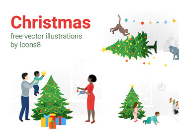 Free Christmas Vector Illustrations preview picture