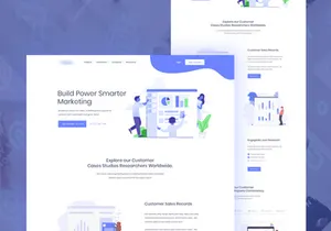 Agency Landing Page design