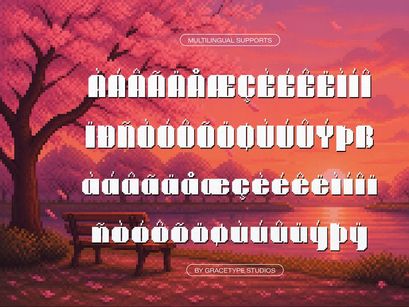 Lumina Lullaby | Pixelated Font