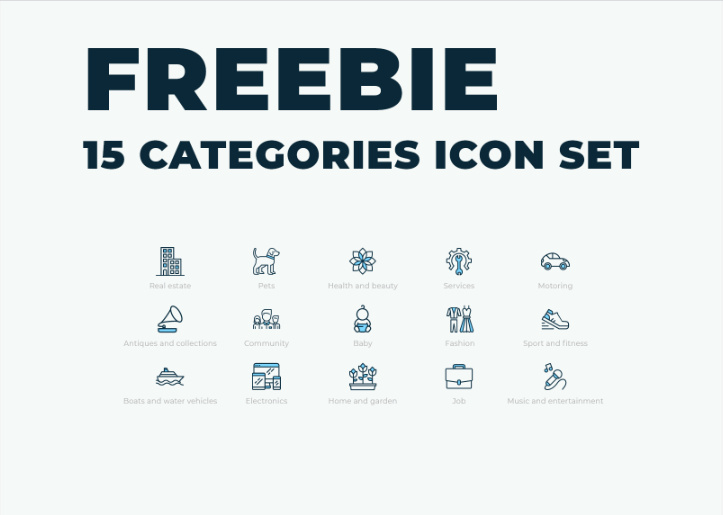 [Free] Icon Set Categories