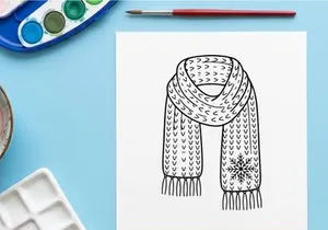 Bright indoor winter celebration scene