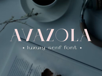 Avazola Luxury Serif Font preview picture