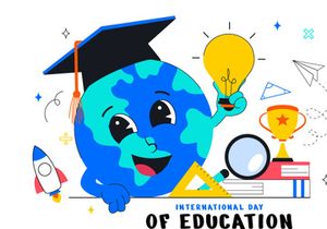 11 International Day of Education Illustration