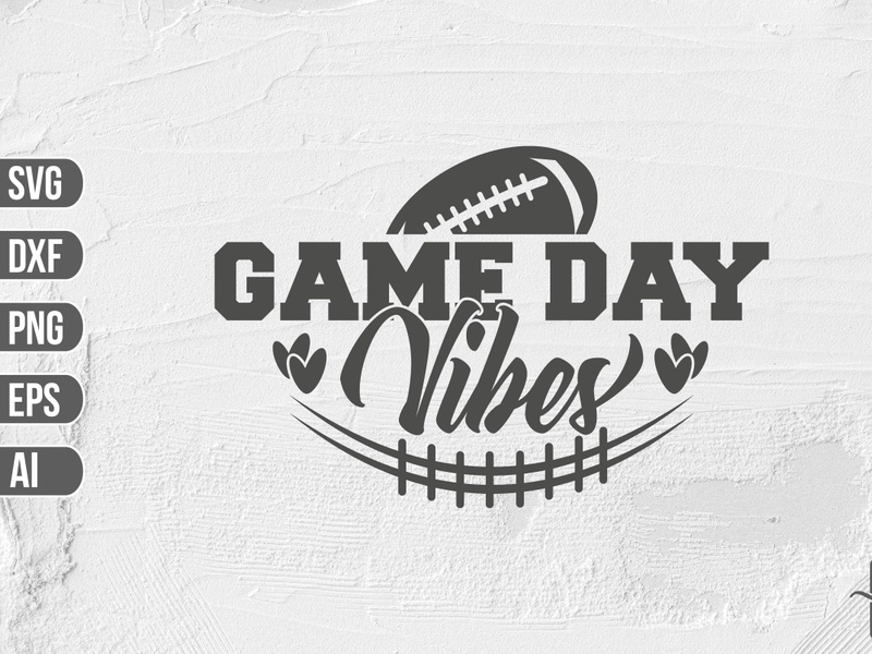 Game Day Vibes SVG