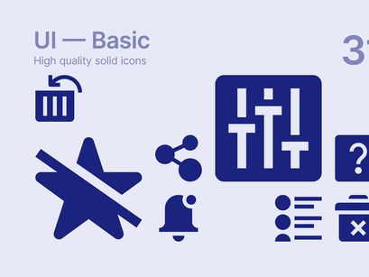 UI — Basic Icons #2
