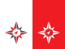 Compass logo template vector icon illustration design