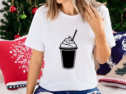 Iced Beverage with Whipped Cream