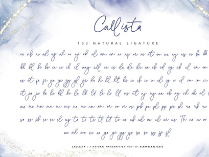Callista - Signature Font