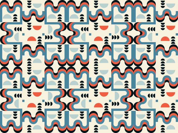 Seamless geometric pattern