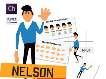 Nelson - Free Puppet for Adobe Character Animator preview picture
