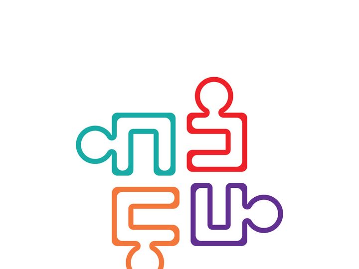 Community, network and social icon design template