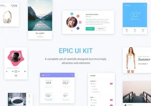 Epic UI Kit + Bootstrap Theme