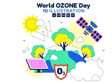 10 World Ozone Day Illustration preview picture