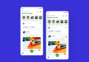 News Feed App UI Design