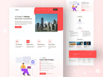Protips Landing Page [Free Download] preview picture