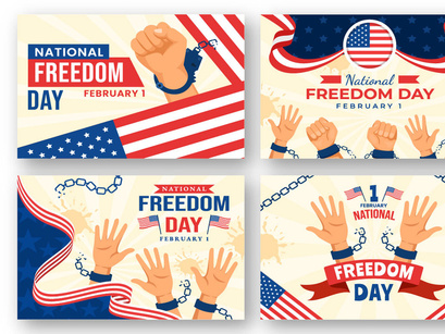 16 National Freedom Day Illustration