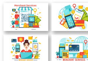 12 Merchant Service Illustration