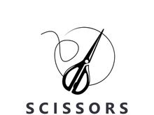 Scissors Logo Design Icon Template. Modern simple design. barbers tools and barbershop. Vector Illustration