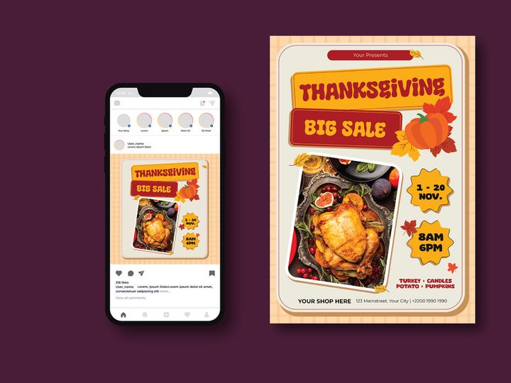 Thanksgiving Sale Flyer
