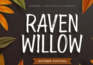 Golden Harvest - Handwritten Font