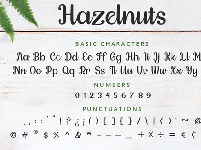 Hazelnuts - Handwritten Font