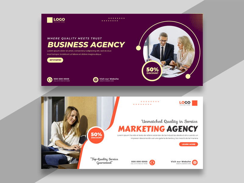 Digital Marketing Facebook Cover Banner Ver-37