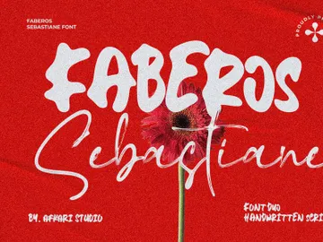 Faberos Sebastian - Font Duo Handwritten and Script Font preview picture