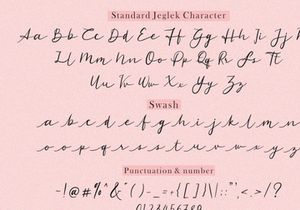 Standard Jeglek - Script Typeface
