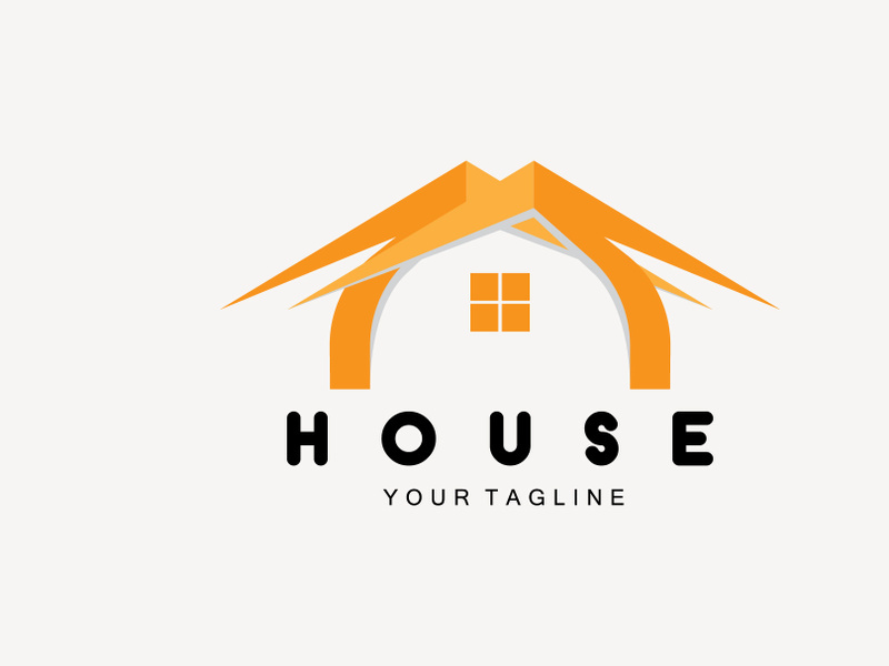 Home Design Logo, Building Logo, Property And Construction Company Icon