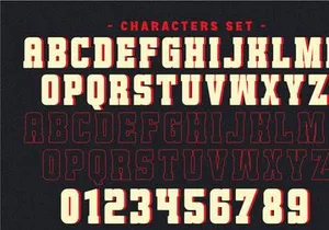 Snowman Varsity - Condensed Slab Serif