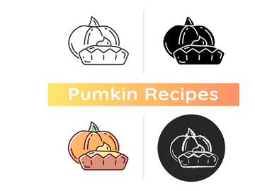 Pumpkin tartlet icon preview picture