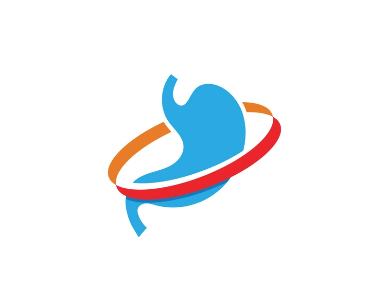 Stomach care icon designs concept illustration