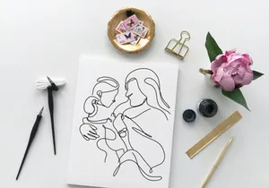 Women Day Line Art Minimal
