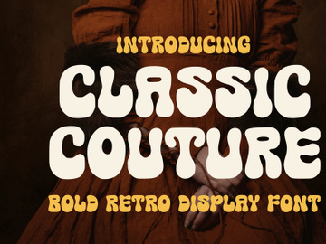 Classic Couture - Retro Font preview picture