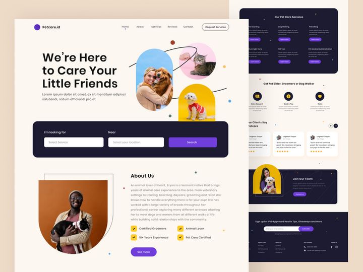 Pet Care Website