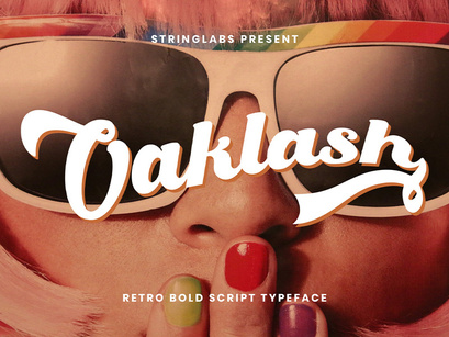 Oaklash - Retro Bold Script Font