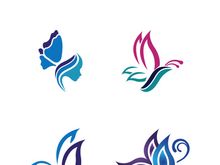 Beauty butterfly vector icon design