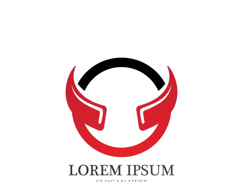 Bull horn logo and symbols template icons app