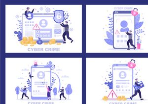 15 Cyber Crime Illustration