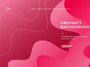 Pink Red Abstract fluid wave preview picture