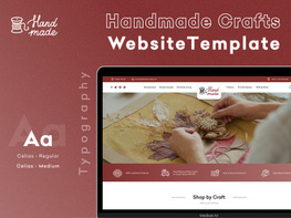 Hand Craft Website Template preview picture