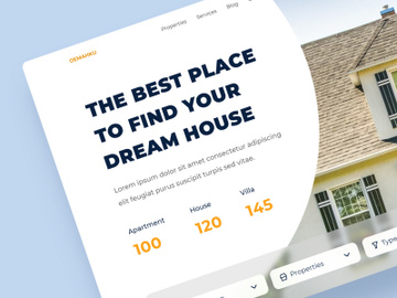 Oemahku - Hero Real Estate Landing Page preview picture